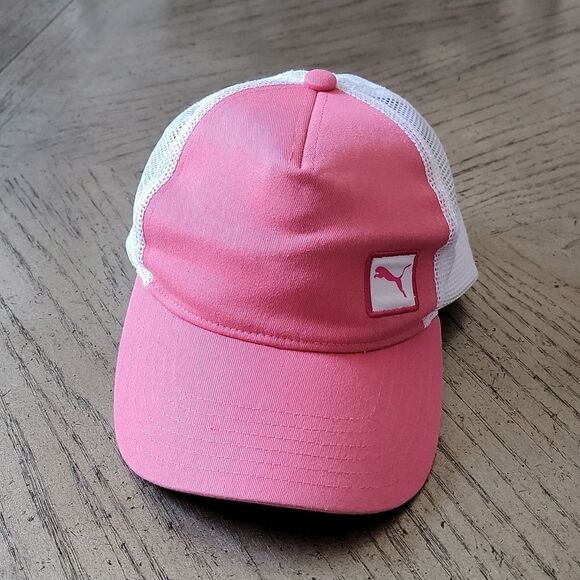 Puma pink and white hat 💟 - Picture 1 of 6